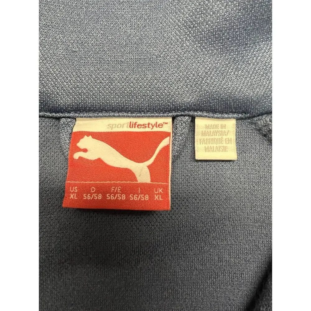 Azzurri Italia Italy Track Jacket Men's Size XL by PUMA Blue Soccer Football - Picture 6 of 8